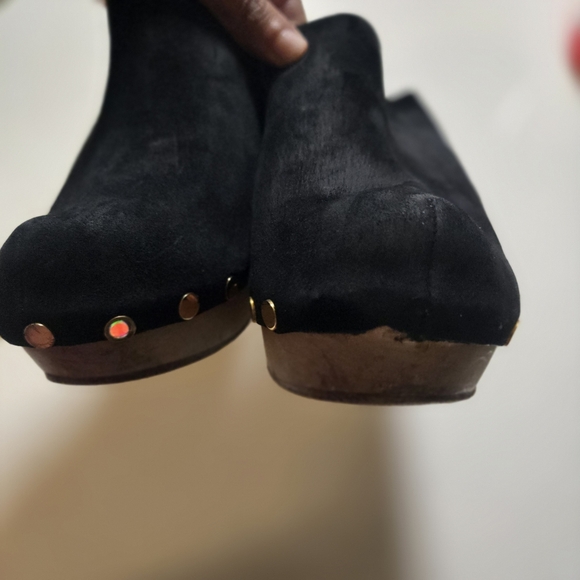 Tamara Mellon Grass Roots 80 Suede clogs Size 39/8 - Picture 7 of 14